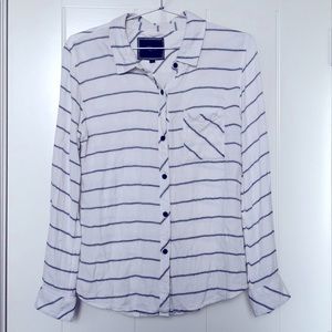 Rails Striped Button Down Shirt SZ S